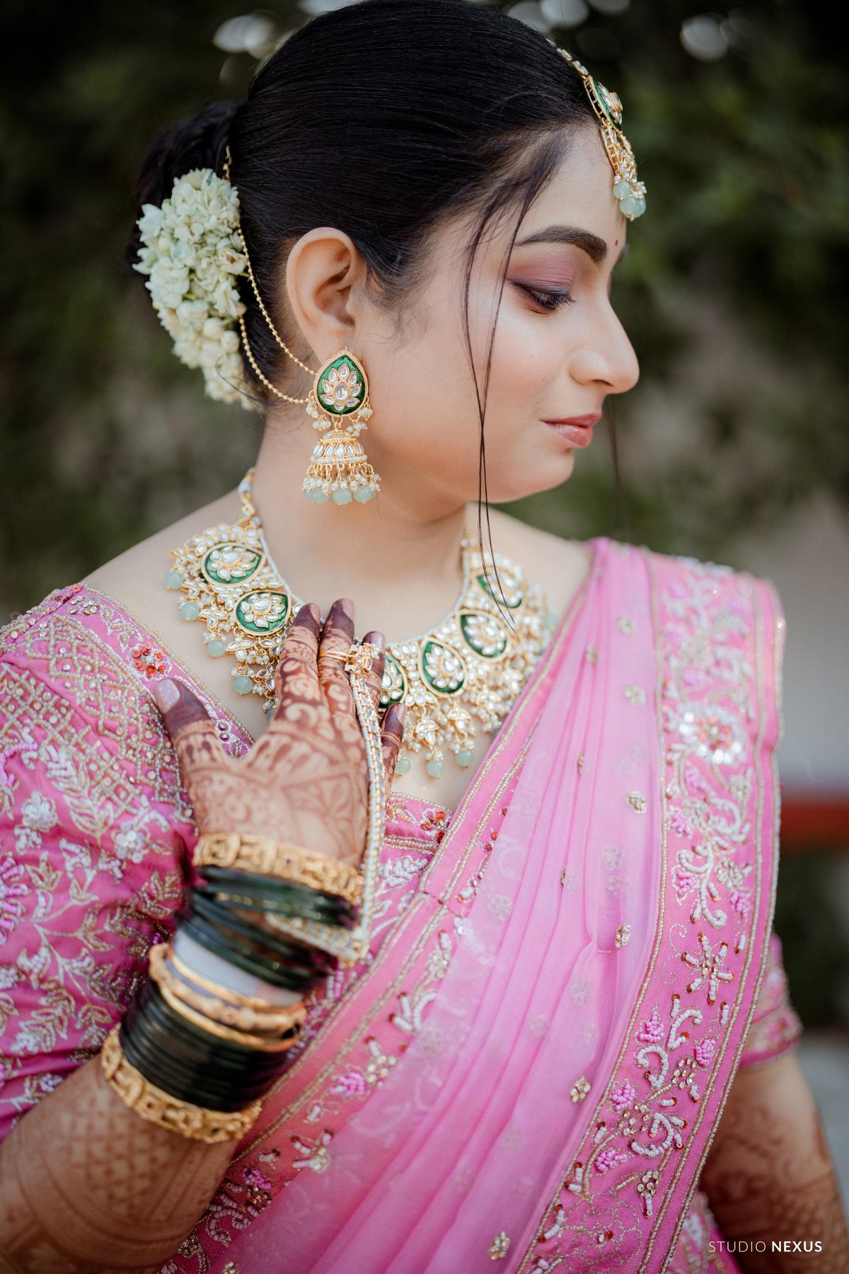 Destination wedding bridal jewellery styling