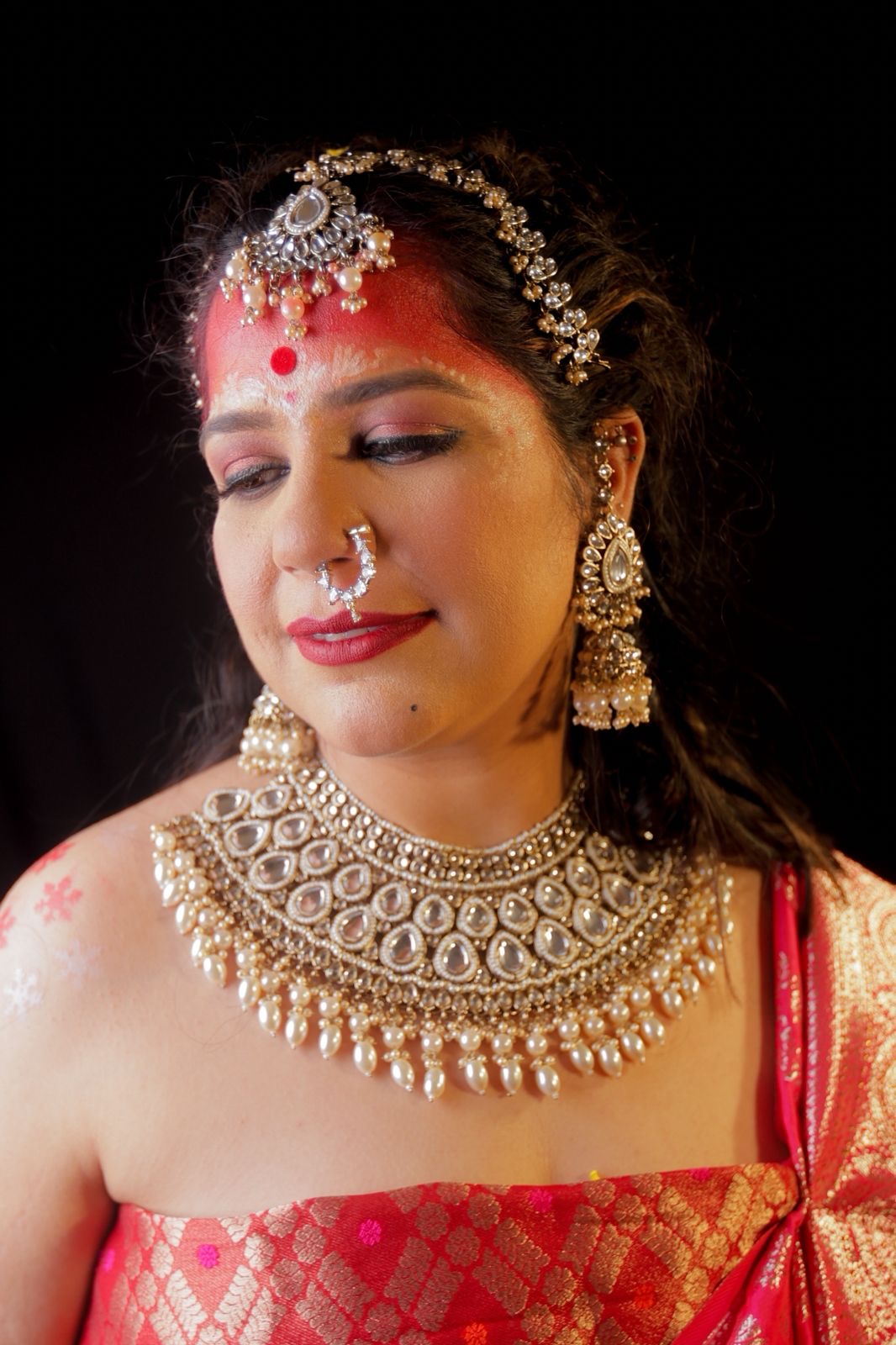 Behind-the-scenes studio shoot with House of Kanya jewellery styling