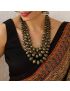 Dual Tone 3-tier Matar Mala, Afgani Necklace