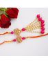 GP Handcrafted Kundan Flower (Dori - Lumba) Pink