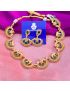 Maa Lakshmi Gajvanthi, Antique Choker Set-Green