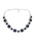 Jazz & Silver Custom Cut (B) Rhodium finish CZ Necklace