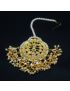 GP Pearl Chand-Kundan Handcrafted Maang Tika