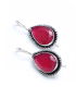 Ravishing Teardrop Cut Stone, Fish Hook