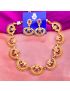 Maa Lakshmi Gajvanthi, Antique Choker Set-Red