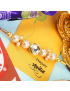 Designer Kundan Pearl Dori (Maroon)