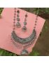 Oxidized Chand Tribal Thread Necklace